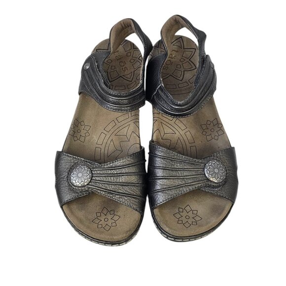 Taos Womens Escape Leather Slingback Sandals, Comfort, Size 9 - Picture 3 of 8